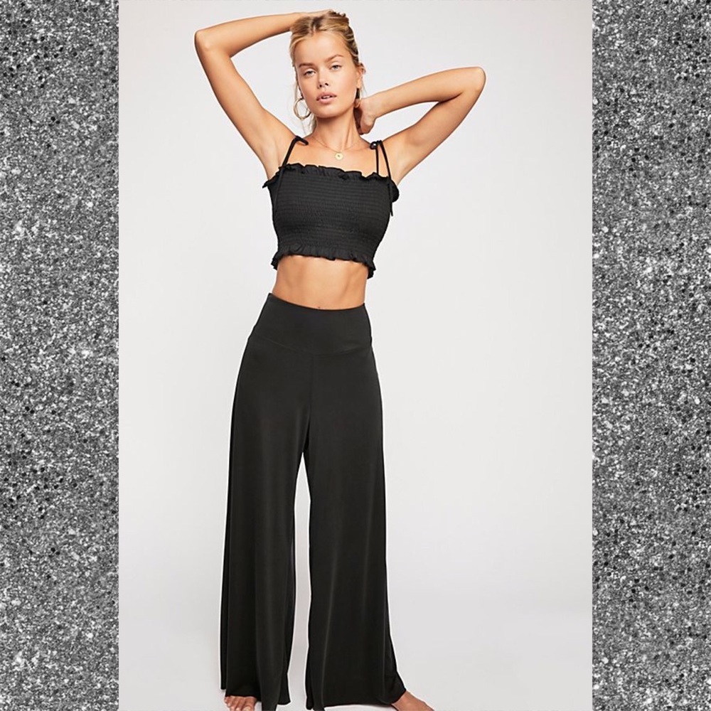 NWT Free People Fine Without You Black Tube Top - Picture 2 of 8